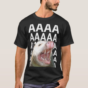 Screening Possum Aaaa Niedlich Opossum Männer T-Shirt