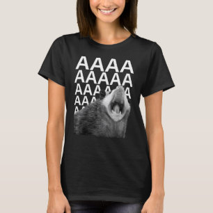 Screening Possum Aaaa Niedlich Opossum Meme Men W T-Shirt