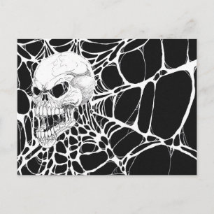 Screening Web Skull Postkarte