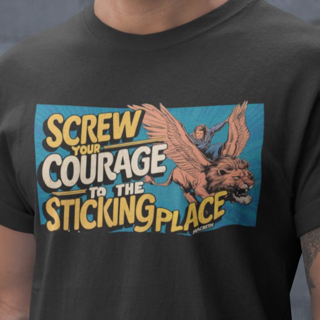 Screening Your Courage - Macbeth Comic T - Shirt (Von Creator hochgeladen)