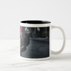 Screenshot: Cyborg gegen Batman Zweifarbige Tasse
