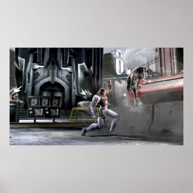 Screenshot: Cyborg vs Nightwing Poster (Vorne)