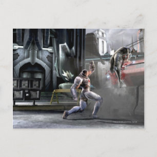 Screenshot: Cyborg vs Nightwing Postkarte