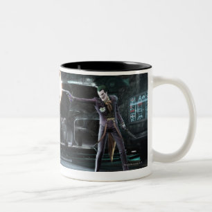 Screenshot: Grüne Laterne gegen Joker Zweifarbige Tasse