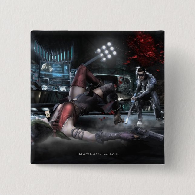 Screenshot: Harley vs Nightwing 2 Button (Vorderseite)