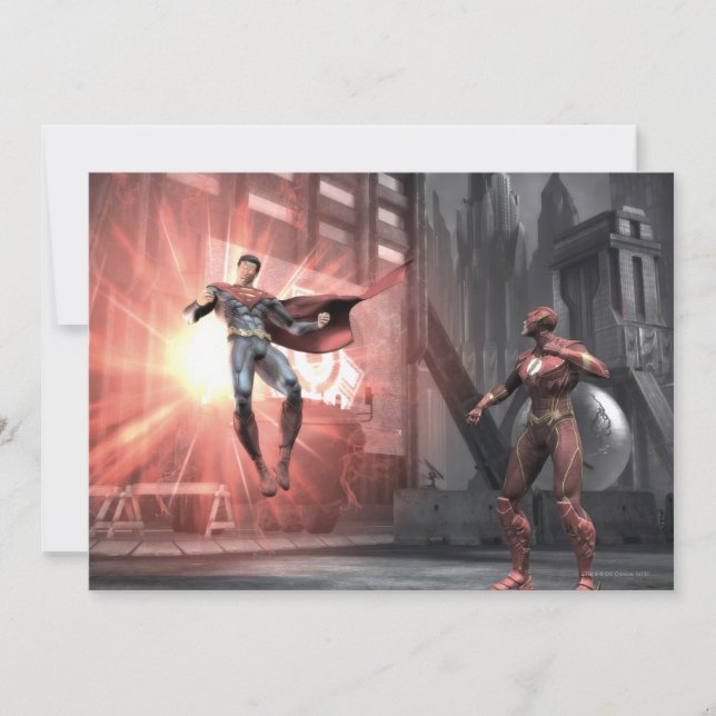 Screenshot: Superman vs Flash (Vorderseite)