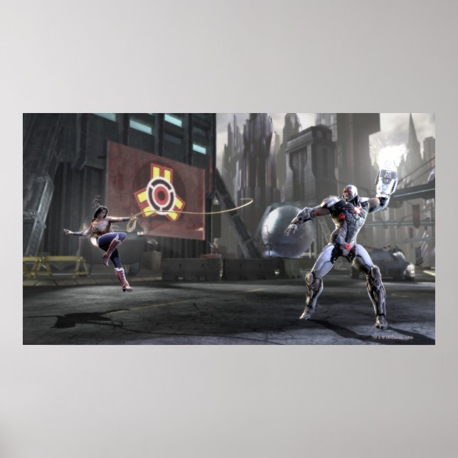 Screenshot: Wonder Woman vs Cyborg 2 Poster (Vorne)