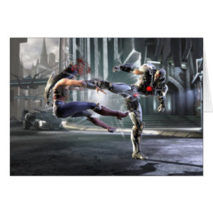 Screenshot: Wunder-Frau gegen Cyborg