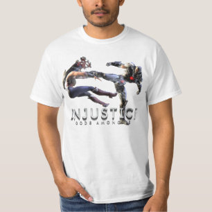 Screenshot: Wunder-Frau gegen Cyborg T-Shirt
