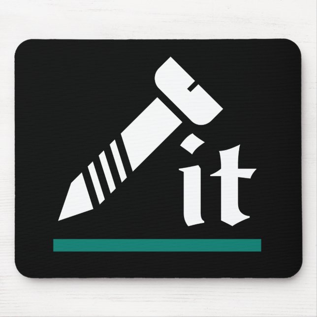 Screing IT Funny Sarcastic Mousepad (Vorne)