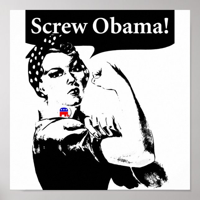 Screw Obama! Poster (Vorne)