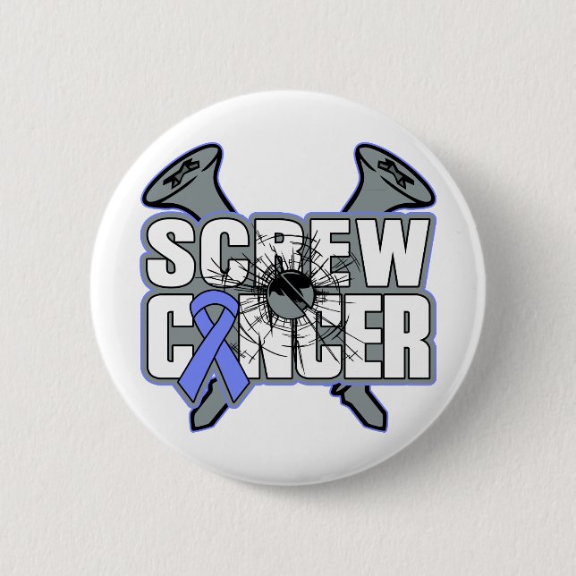 Screw-Ösophaguskrebs Button (Vorderseite)