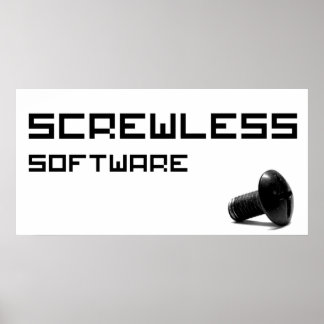 ScrewLess-Software-Logo Poster