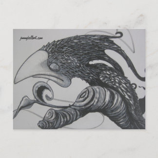 Scrib-Bird Postkarte