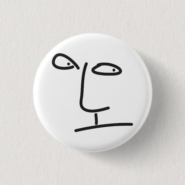 scribbbleface button (Vorderseite)