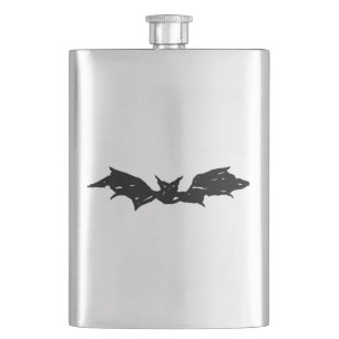 Scribble Bat Flachmann