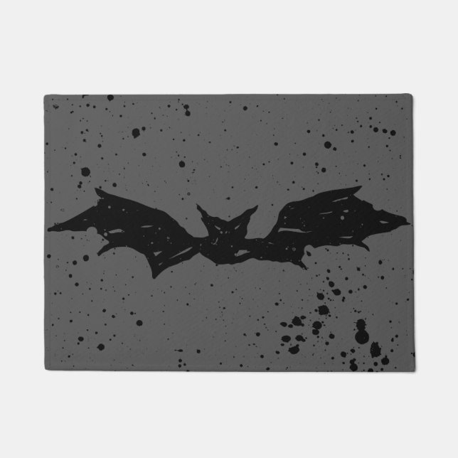Scribble Bat Fußmatte (Vorderseite)