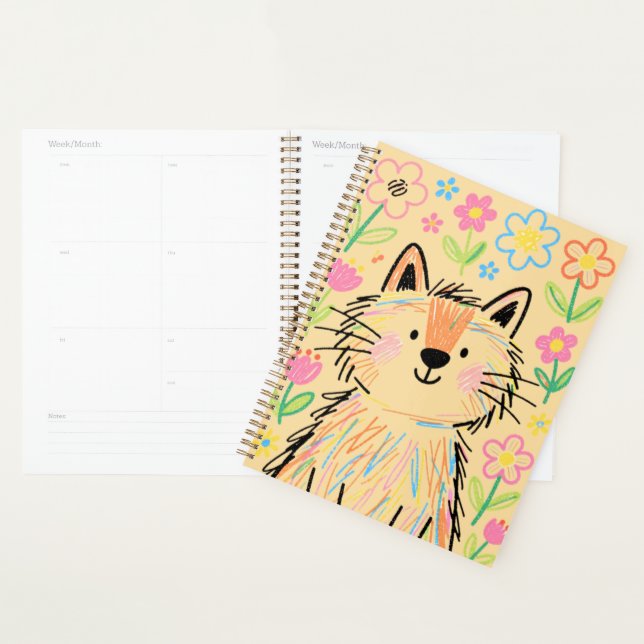 Scribble Cat Planer Softcreme Gelb (Anzeige)