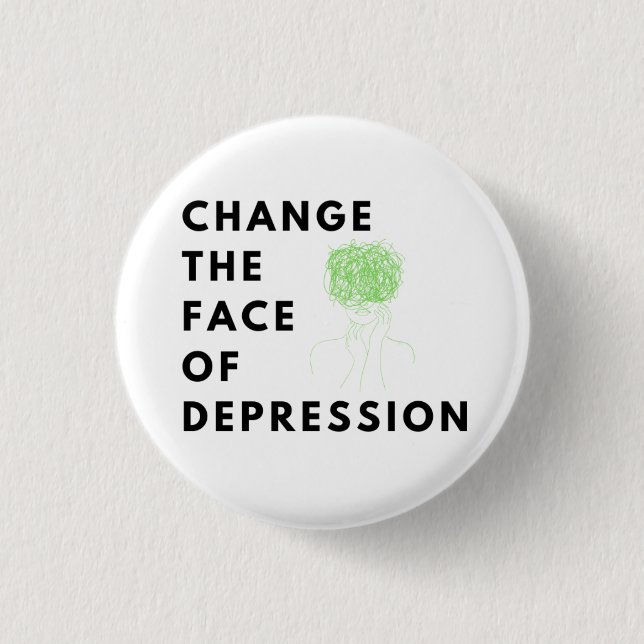 Scribble Head_ChangetheFaceofDepression Button (Vorderseite)