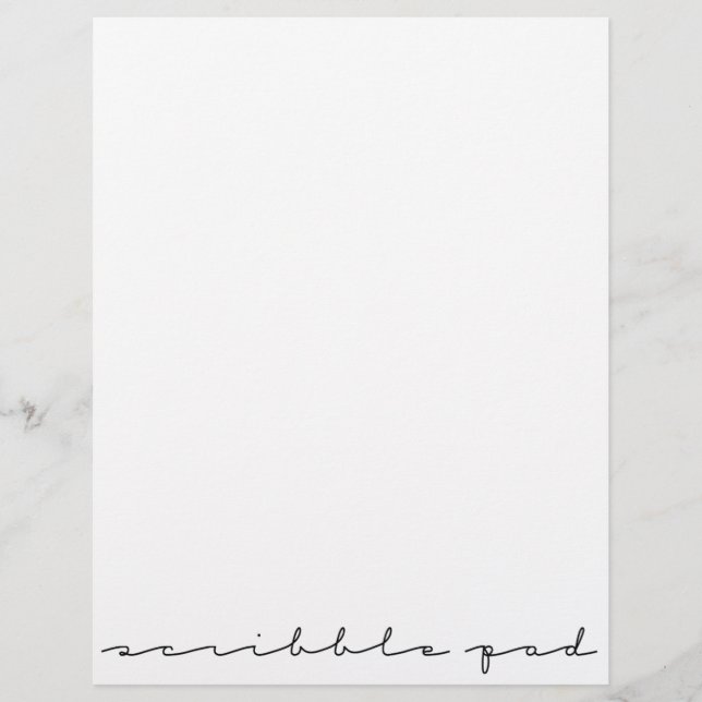 Scribble Pad (Vorderseite)