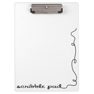 Scribble Pad Klemmbrett