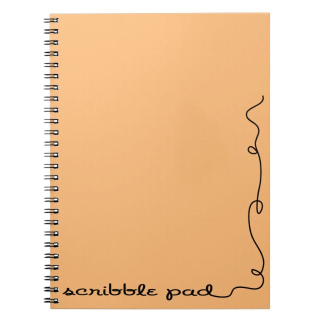 Scribble Pad Orange Notizblock (Vorderseite)