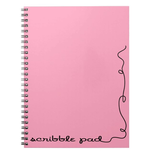 Scribble Pad Pink Notizblock (Vorderseite)