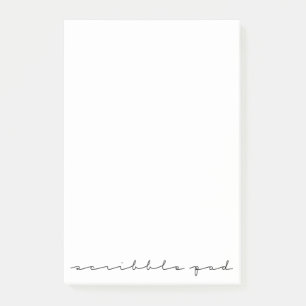 Scribble Pad Post-it Klebezettel