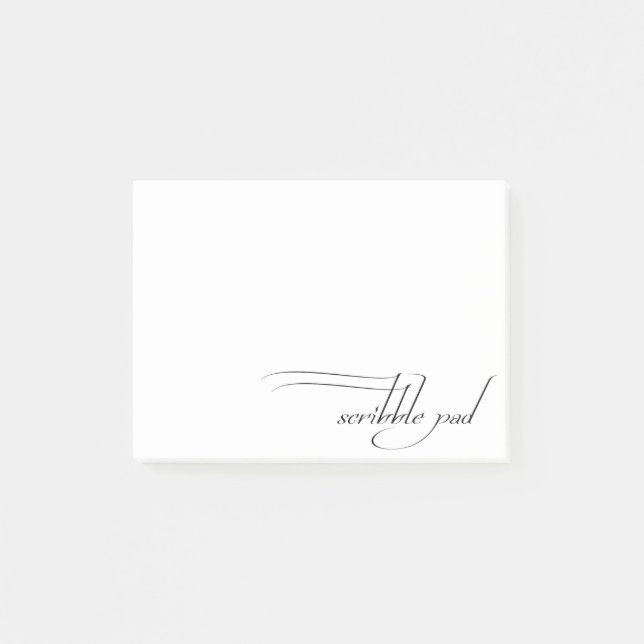 Scribble Pad Post-it Klebezettel (Vorderseite)