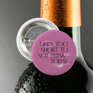 Scribbled Wine Mood - Pinback Button