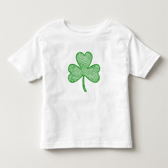 Scribbleprint Clover Kleinkind T-shirt (Vorderseite)