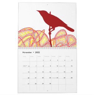 Scribbleprints Calendar (Secular Version) Kalender