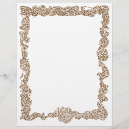 Scribbleprints Letterhead - Brown