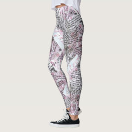 Scribbles auf einem Notebook Leggings