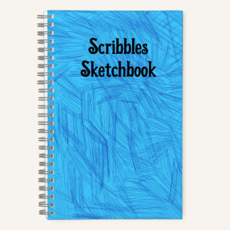 Scribbles Sketchbook Light Blue Notizbuch