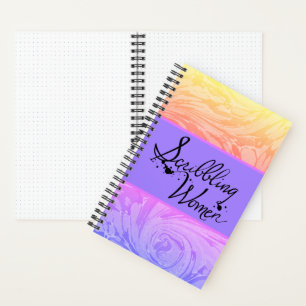 Scribbling Woman Notebook Notizbuch