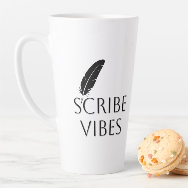 Scribe Vibes Author Writer Poet  Milchtasse (Beispiel)