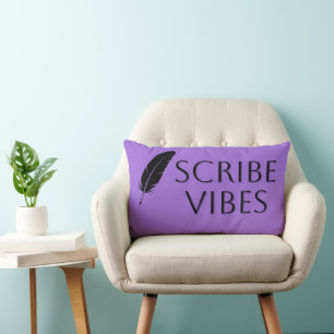 Scribe Vibes Autor Schriftsteller Dichter  Lendenkissen