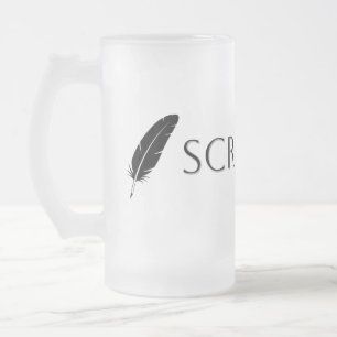 Scribe Vibes Autor Schriftsteller Dichter Literatu Mattglas Bierglas