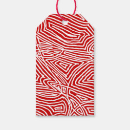 Scribleprints Rot Geschenkanhänger