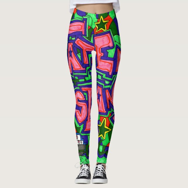 SCRIBZ / STATENINSELN Leggings (Vorderseite)