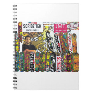 SCRIBZ TEK SKATEBOARDS / JMT USA NOTIZBLOCK