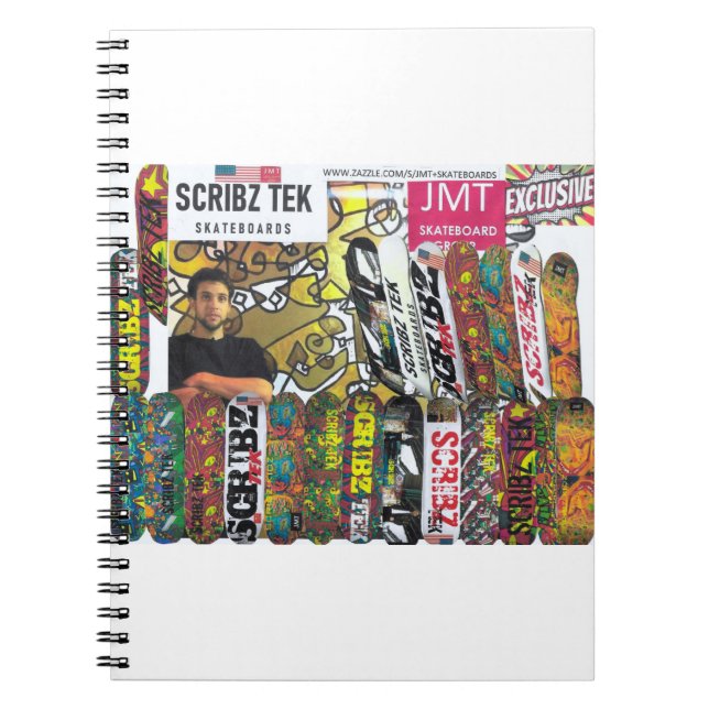 SCRIBZ TEK SKATEBOARDS / JMT USA NOTIZBLOCK (Vorderseite)