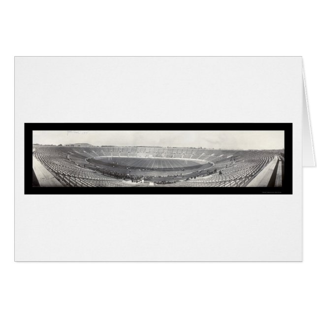 Scrimmage im Yale Bowl Foto 1914 (Vorderseite (Horizontal))