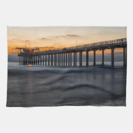 Scripps Pier Geschirrtuch