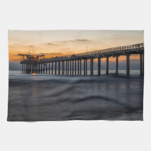 Scripps Pier Geschirrtuch