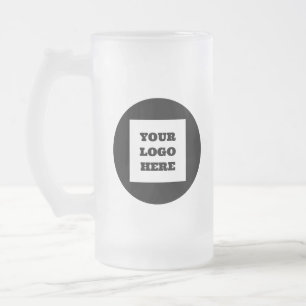 Script-Beer für personalisierte Logos Mattglas Bierglas