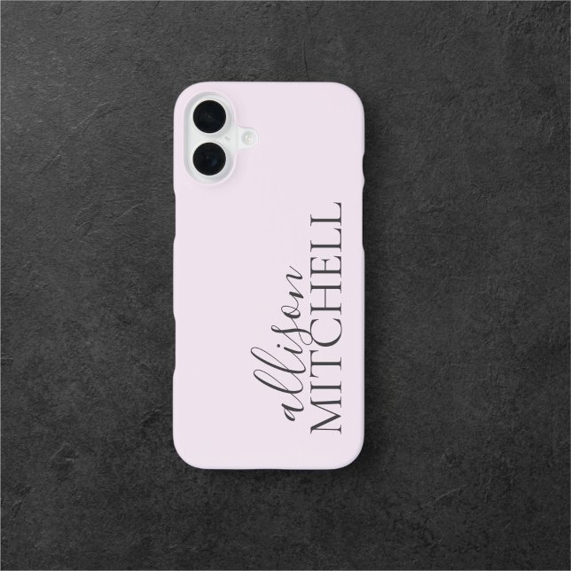 Script Calligrafy Minimalistisch iPhone Case 16 Plus Hülle (Von Creator hochgeladen)