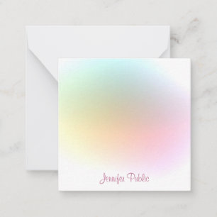 Script calligraphié Modèle coloré tendance