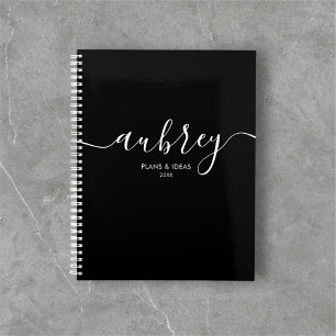 Script Calligraphie moderne Noir